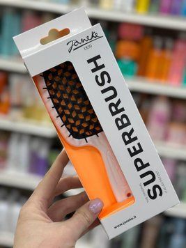 Расческа для волос Janeke Superbrush белая с черным SP226BIANER 2591408746 фото