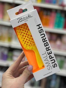 Щетка для волос Superbrush Small Janeke жёлтая неоновая 2597345360 фото