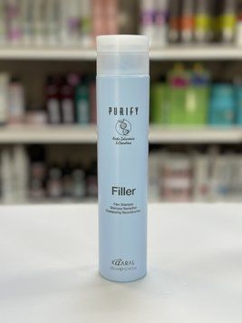 Шампунь для волос с кератином и гиалуроновой кислотой Kaaral Purify Filler Filler Shampoo 300мл 2273060543 фото