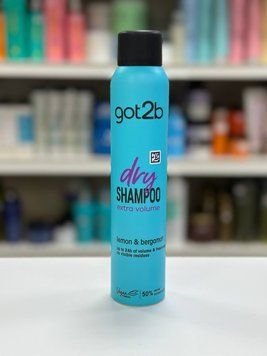 Сухой шампунь для объема волос Got2b Dry Shampoo Extra Volume Lemon & Bergamot 200мл 163516525 фото
