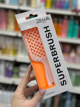 Расческа для волос Janeke Superbrush белая однотонная SP226BB 2591394805 фото