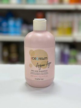 Шампунь для волос с аграновым маслом Inebrya Pro-Age Shampoo Argan Oil 300мл 1968191417 фото