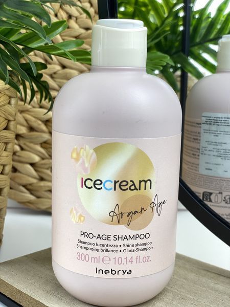 Шампунь для волос с аграновым маслом Inebrya Pro-Age Shampoo Argan Oil 300мл 1968191417 фото
