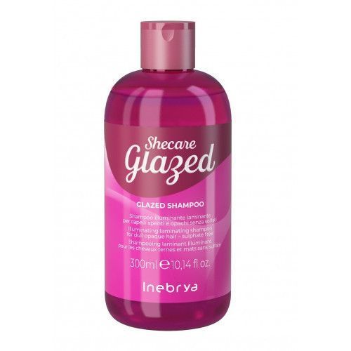Шампунь для блеска волос с эффектом глазировки Inebrya Sheсare Glazed Shampoo 300мл 1968858271 фото