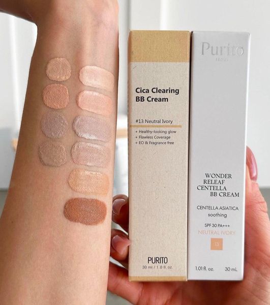 ВВ крем с экстрактом центеллы Purito Seoul Wonder Releaf Centella BB Cream 30 ml 13 Neutral Ivory 2550296437 фото