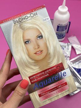 Осветлитель для волос Aquarelle BLOND-ON с натуральными маслами 100мл 1409463295 фото