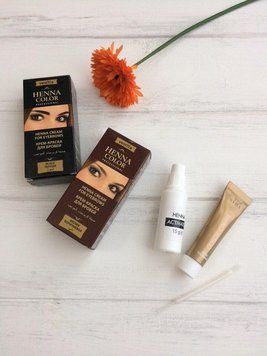 Крем - краска для бровей Henna Color 15 гр 604773968 фото