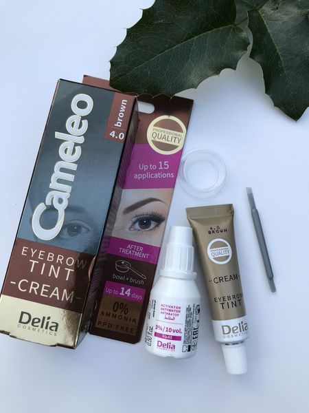 Крем-фарба для брів Delia Eyebrow Tint Cream Cameleo 604788277 фото