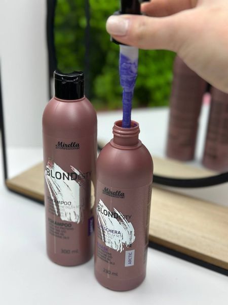 Набор для тонирования осветленных волос Арктический блонд Mirella Professional Blondesty 6516516 фото