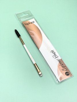 Кисть двусторонняя для бровей F18 Topface 1179240966 фото