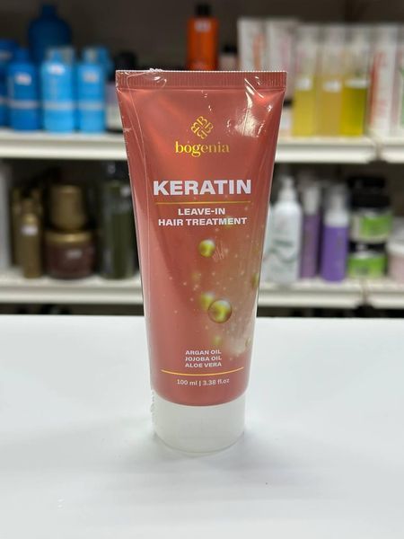 Несмываемый кондиционер для волос Keratin Leave-in Hair Treatment Bogenia 100мл 2551378363 фото