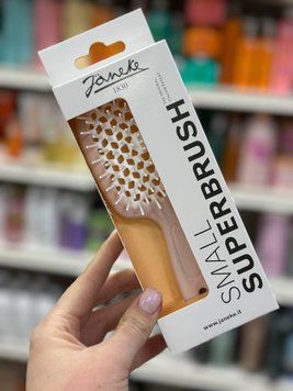 Щетка для волос Superbrush Small Janeke пудра с белой серединкой 2597382521 фото
