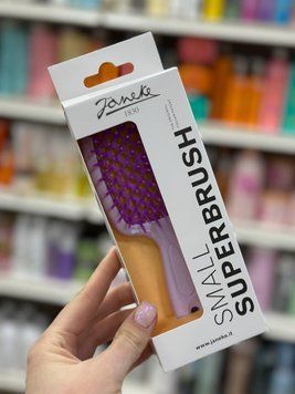 Щетка для волос Superbrush Small Janeke лавандовая с фуксией 2597385664 фото