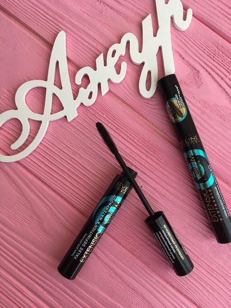 Водостойкая тушь для объема ресниц Eveline Cosmetics 4D Extension Volume&Waterprof Mascara 645680192 фото