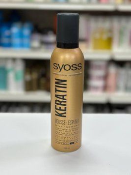 Мусс для укладки волос Syoss Keratin Mousse фиксация 4 250 мл 2576799937 фото