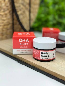 Разглаживающий крем для лица и шеи Q+A 5-HTP Face & Neck Cream 50g 65416544 фото