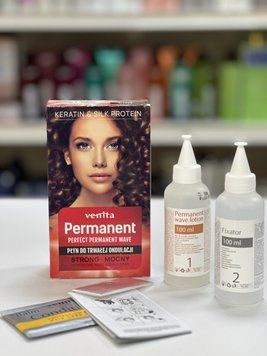 Средство для химической завивки волос сильная фиксация Venita Perfect Wave 210мл 2179095980 фото