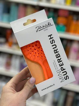 Щетка для волос Janeke Mini Superbrush оранжевая 2597421689 фото