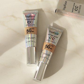 Тональный СС крем для лица TopFace Natural Glow CC Cream&Concealer 30мл 2576851928 фото