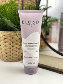Интенсивная питательная маска для блонда Inebrya Blonde Miracle Nectar 250мл 1981311609 фото