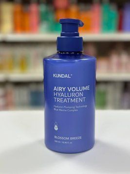Кондиціонер-маска увлажняющий Kundal Airy Volume Hyaluron Treatment Blossom Breeze 500ml 2664432033 фото