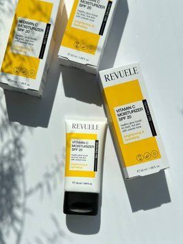 Увлажняющий крем для лица с витамином С SPF 20 Revuele 50мл 2597499883 фото