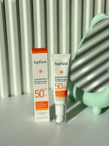 Солнцезащитный крем для лица "SPF 50+" TopFace 30мл 2572151640 фото