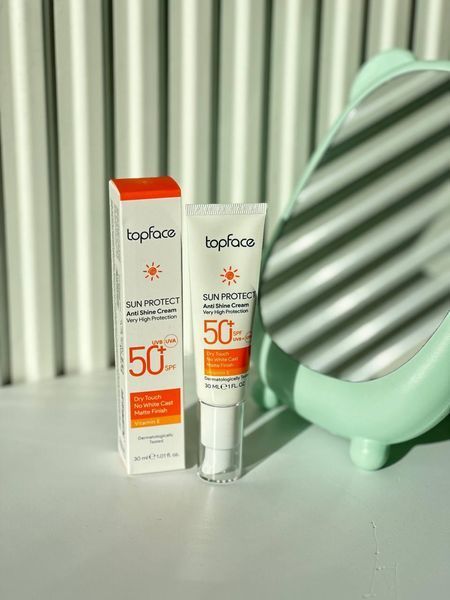Солнцезащитный крем для лица "SPF 50+" TopFace 30мл 2572151640 фото