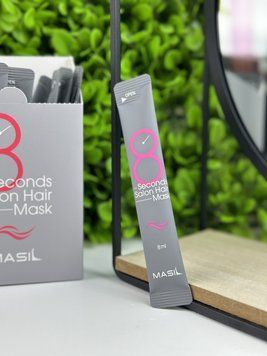 Маска-филлер для восстановления волос за 8 секунд MASIL 8 Seconds Salon Hair Mask 8 мл 2482522190 фото