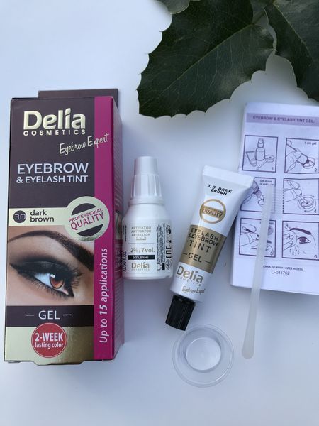 Delia Eyebrow Tint Gel ProColor Гель-краска для бровей 759253348 фото