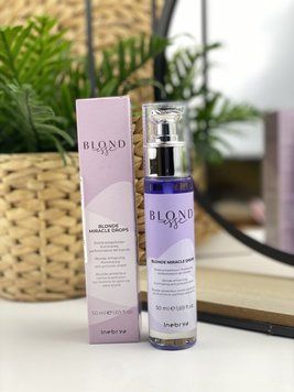 Масло капли для идеального блонда Inebrya Blonde Miracle Drops 50мл 1981376370 фото