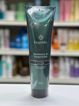 Увлажняющая маска для волос с розмарином и мятой Bogenia Rosemary Peppermint 300 мл 2554663887 фото