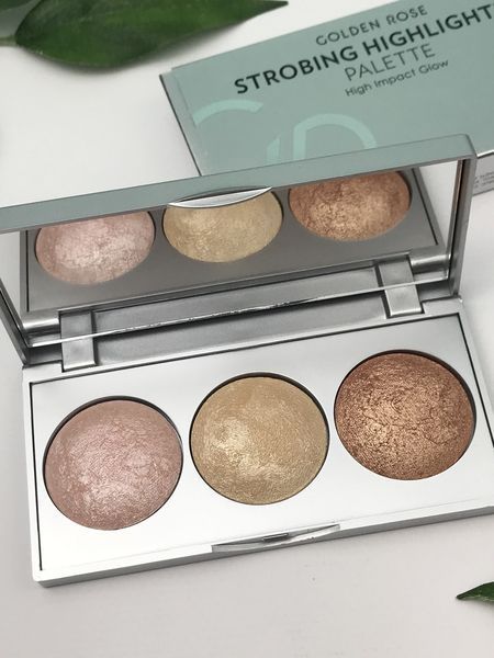 Палітра для стробингу обличчя Golden Rose Strobing Highlighter 1230288631 фото