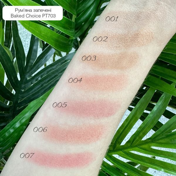 Румяна запеченные для лица Topface Baked Choice Rich Touch Blush On PT703 1231557373 фото