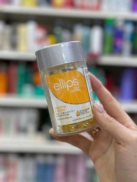 Витамины-масло для волос Ellips Роскошное сияние с маслом Алоэ Вера 50шт 2597642666 фото