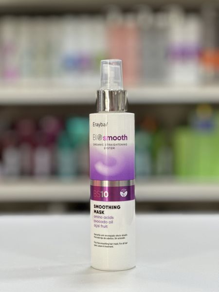 Несмываема спрей-маска для выпрямления волос Erayba Bio Smooth Organic Straightener Smoothing Mask BS10 150 мл 2208538600 фото