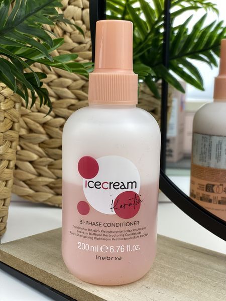 Двофазний спрей-кондиціонер для сухого волосся з кератином Inebrya Keratin Bi-Phase Conditioner 200 мл 1968140026 фото