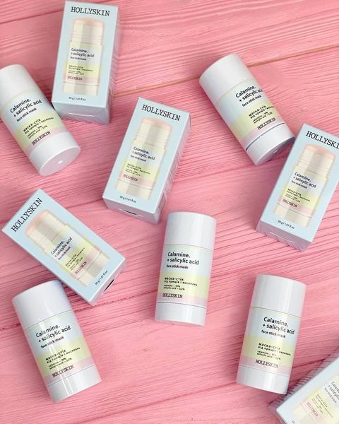 Маска-стек от прыщей и сыпи HOLLYSKIN Calamine.+ Salicylic Acid 50г 2590313309 фото