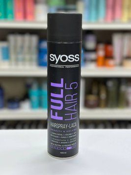 Лак для волос Syoss Full Hair 5 Экстра-сильная фиксация 400мл 25364553643 фото