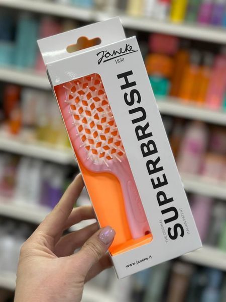 Расческа для волос Janeke Superbrush розовая с белым 93SP226RSA 2591384731 фото