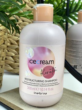 Шампунь для волос с кератином Inebrya Keratin Restructuring Shampoo 300мл 1968213468 фото