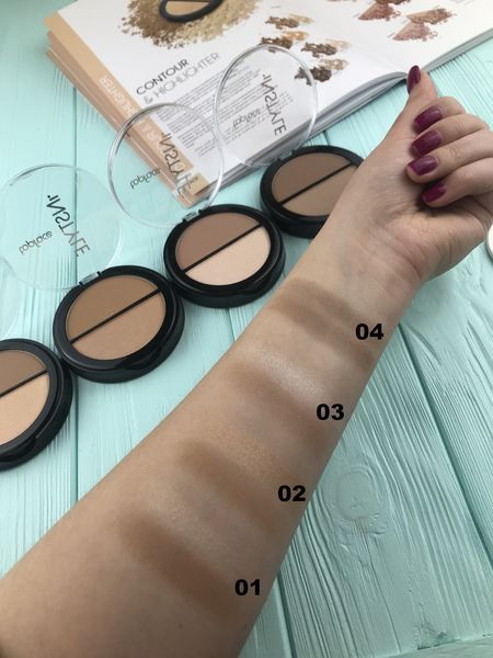 Пудра-хайлайтер для лица Topface Instyle Highlighter Powder Contour 1049525721 фото