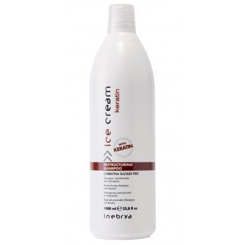 Шампунь для волос с кератином Inebrya Keratin Restructuring Shampoo 300мл 1968213468 фото