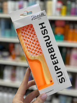 Расческа для волос Janeke Superbrush жёлтая с белой серединкой 93SP226GIA 2591390158 фото