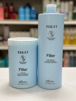 Набор для ломких волос Kaaral Purify Filler (шампунь+маска) 648984 фото