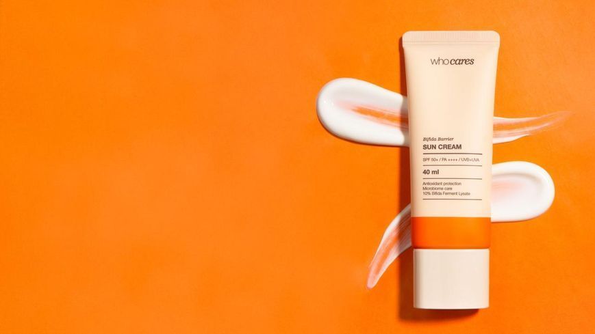 Солнцезащитный крем с антиоксидантной защитой WhoCares Bifida Barrier Sun Cream 40мл 2623141333 фото