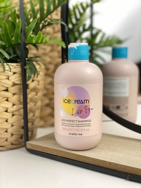 Шампунь для разглаживания волос Inebrya Ice Cream Liss Perfect Shampoo 300мл 1968224128 фото