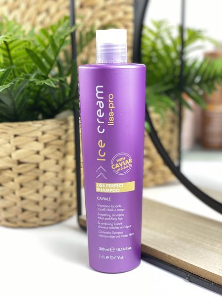 Шампунь для разглаживания волос Inebrya Ice Cream Liss Perfect Shampoo 300мл 1968224128 фото