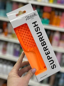 Расческа для волос Janeke Superbrush оранжева неон 82SP226OFL 2591405587 фото