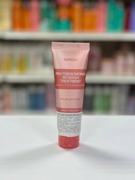 Несмываемый крем-кондиционер для волос "Фиолетовый ландыш" Kundal Protein Bonding No Wash Treatment Violet Muguet 50ml 25356563643 фото